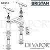 Bristan Nero Bath Filler Spares